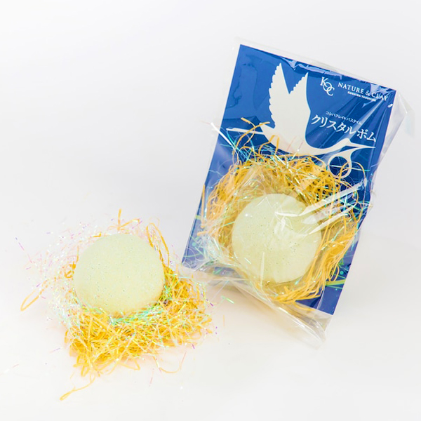 NATURE＆CLAY クリスタルバスボム 入浴剤 60g×1個 Crystal Bath Bomb