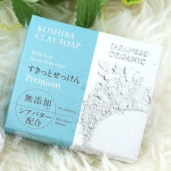 NATURE＆CLAY すきっとせっけん プレミアム KOSHIBAクレイソープ 100g 化粧石鹼 顔・からだ用 無添加