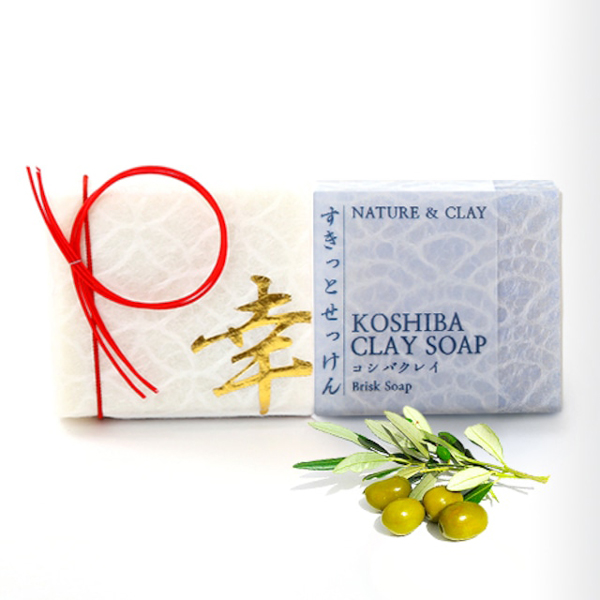 NATURE＆CLAY アロマ＆すきっとせっけんセット 100g×2個 KOSHIBAクレイソープ 固形せっけん ギフト SET Fragrant & Brisk soap