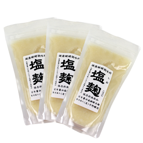 中野醸造 塩麹 (しおこうじ) 900g (300g×3)