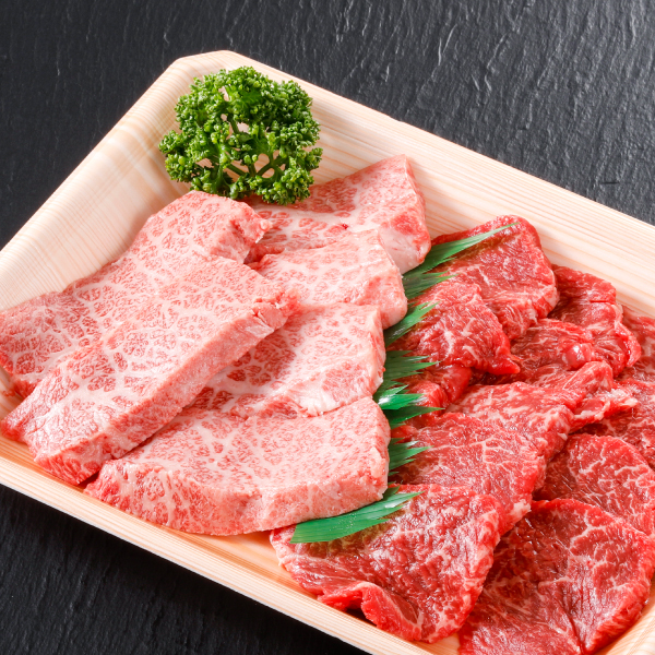 平山牛舗【冷凍発送】但馬牛カルビ・経産但馬牛モモ 焼肉セット500g (3〜4人前)